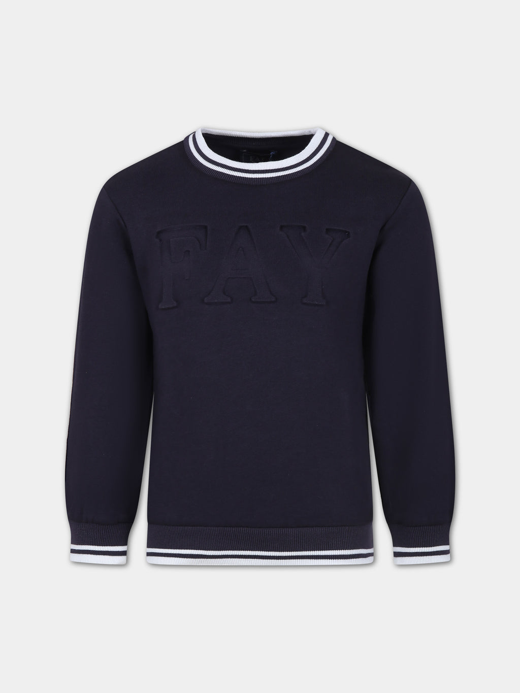 Blue sweatshirt for boy with logo